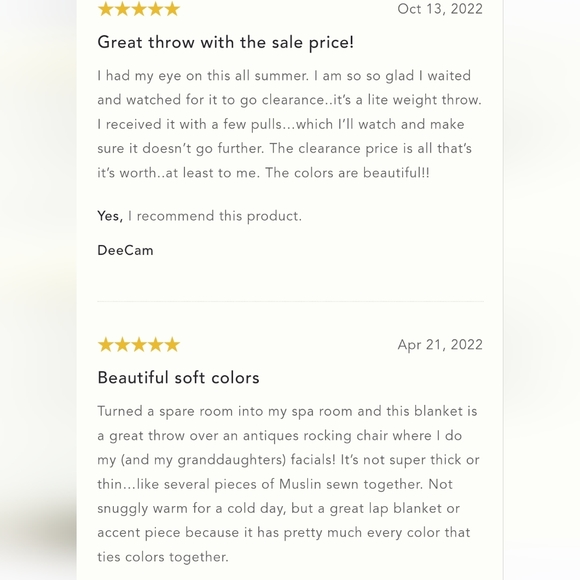 Anthropologie Stitched Zula Throw Blanket - warm colors - Picture 8 of 10